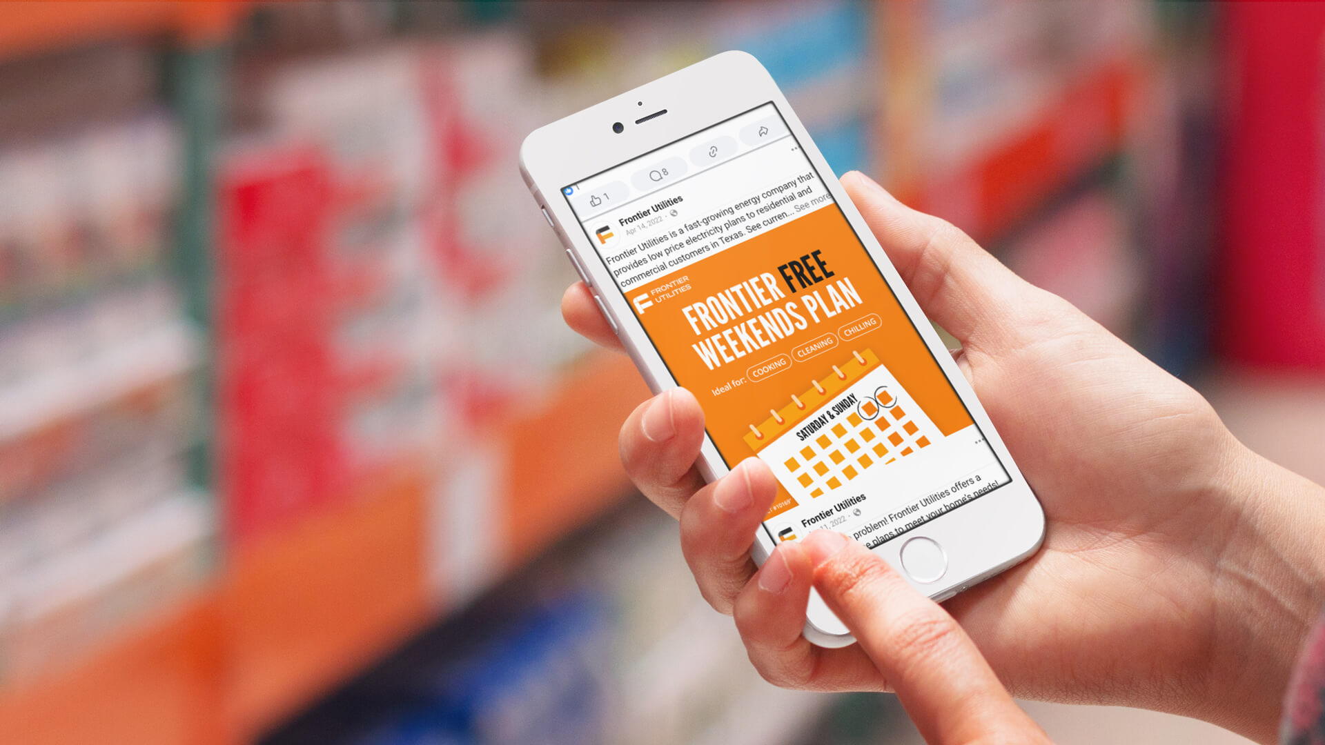 Frontier Utilities Instagram Mockup